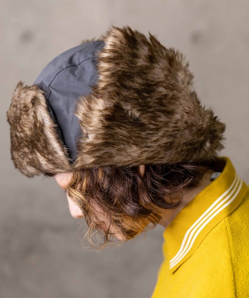 無（ム）の「ナイロンアビエーター（キャップ・レディース・チャコールグレー/ブラック/カーキ・FREE）」の19枚目の写真