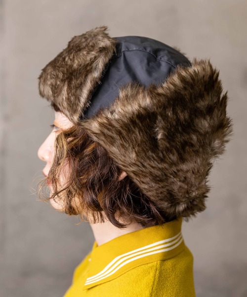 無（ム）の「ナイロンアビエーター（キャップ・レディース・チャコールグレー/ブラック/カーキ・FREE）」の20枚目の写真