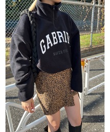 ハーフジップオーバーフリース