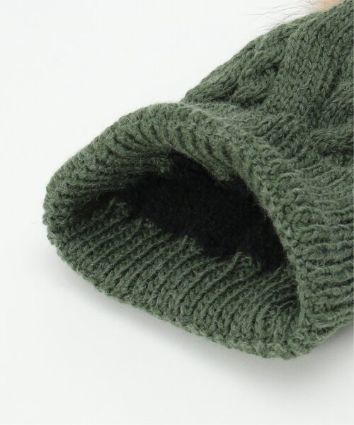 LBC(エルビーシー)の「裏ボアニットワッチ 22AW(ニットキャップ/ビーニー・レディース・グリーン/グレー/ネイビー/ベージュ・FREE)」の11枚目の写真