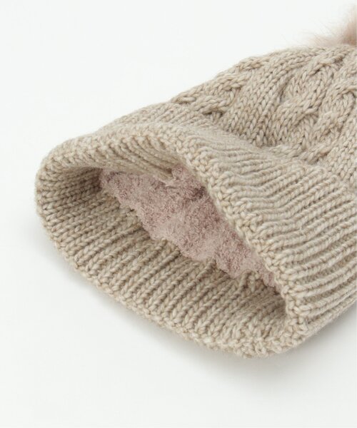 LBC(エルビーシー)の「裏ボアニットワッチ 22AW(ニットキャップ/ビーニー・レディース・グリーン/グレー/ネイビー/ベージュ・FREE)」の13枚目の写真