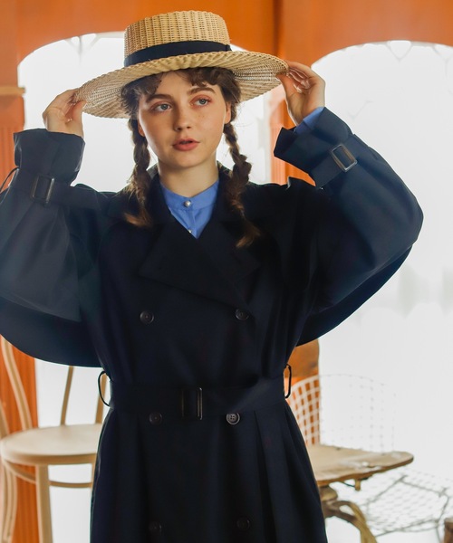 Birthday room（バースデイルーム）の「2WAYケープ付トレンチコート（トレンチコート・レディース・アイボリー/ベージュ/ブラック・FREE）」の7枚目の写真