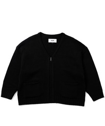 新品未使用　MFC STORE ブラック カーディガン Mサイズ MFC STORE（エムエフシーストア）の「MFC STORE ZIP KNIT