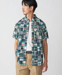 SHIPS | SHIPS: パッチワーク マドラスチェック ボタンダウンシャツ S/S(シャツ/ブラウス)