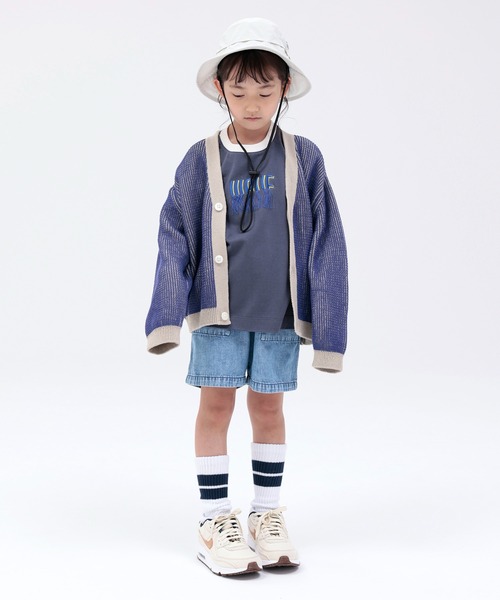 ARCH & LINE（アーチアンドライン）の「オーガニックコットン半袖プリントTシャツ OG COTTON WAVE TEE（Tシャツ/カットソー・キッズ・ダークブルー/ホワイト・XL/M/L/S/XS）」の5枚目の写真