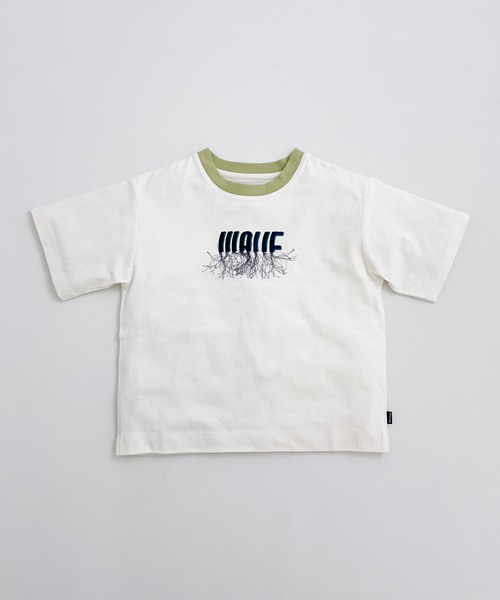 ARCH & LINE（アーチアンドライン）の「オーガニックコットン半袖プリントTシャツ OG COTTON WAVE TEE（Tシャツ/カットソー・キッズ・ダークブルー/ホワイト・XL/M/L/S/XS）」の7枚目の写真