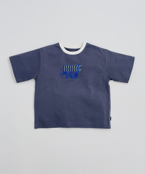 ARCH & LINE（アーチアンドライン）の「オーガニックコットン半袖プリントTシャツ OG COTTON WAVE TEE（Tシャツ/カットソー・キッズ・ダークブルー/ホワイト・XL/M/L/S/XS）」の9枚目の写真