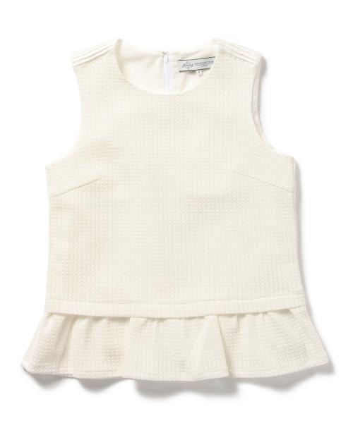 B:MING by BEAMS(ビーミングバイビームス)の「<InRed 6月号掲載>ビーミング by ビームス / レースペプラムブラウス(シャツ/ブラウス・レディース・ホワイト/ネイビー・MEDIUM/SMALL)」の12枚目の写真