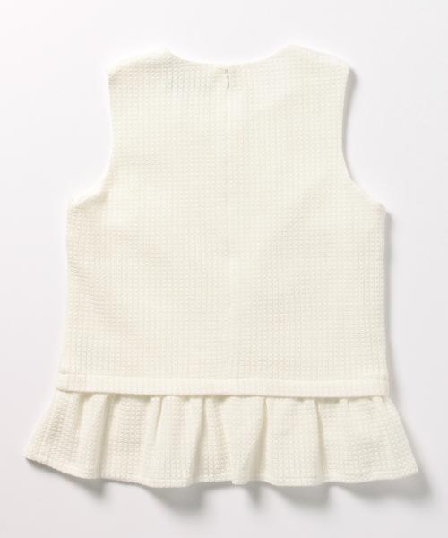 B:MING by BEAMS(ビーミングバイビームス)の「<InRed 6月号掲載>ビーミング by ビームス / レースペプラムブラウス(シャツ/ブラウス・レディース・ホワイト/ネイビー・MEDIUM/SMALL)」の15枚目の写真