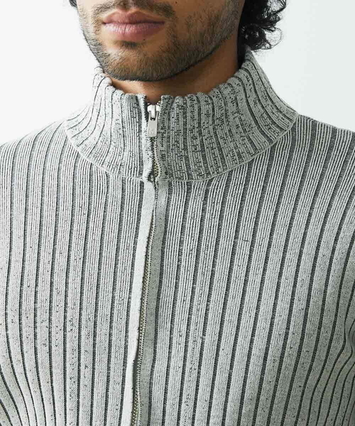 MICHEL KLEIN HOMME (ミッシェルクランオム)の「スタイリッシュカーディガン(カーディガン/ボレロ・メンズ・グレー/ネイビー・MEDIUM/X-LARGE/LARGE)」の11枚目の写真