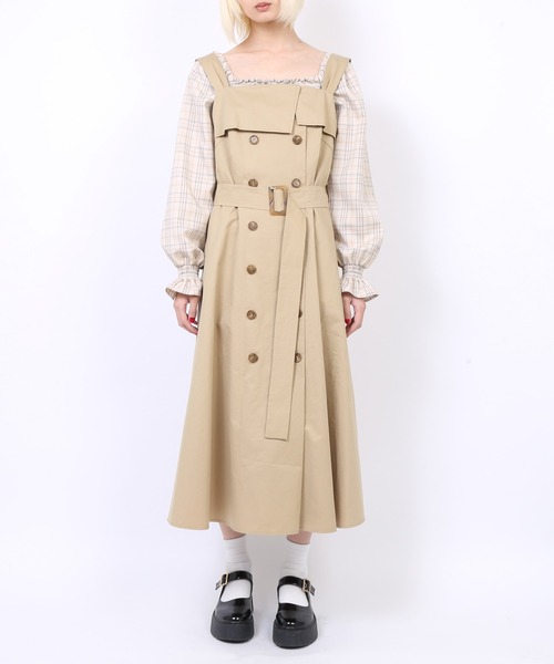 PUNYUS（プニュズ）の「シャーリングショートブラウス（シャツ/ブラウス・レディース・ピンク/グレー/ベージュ・1/2/3/4）」の20枚目の写真