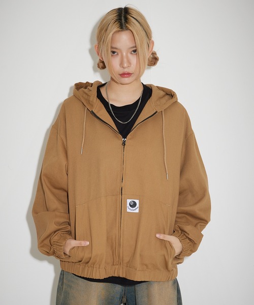 トゥジュー　フードジャケット　美品 セール】ヘヴィーツイルジップアップフードジャケット（ブルゾン