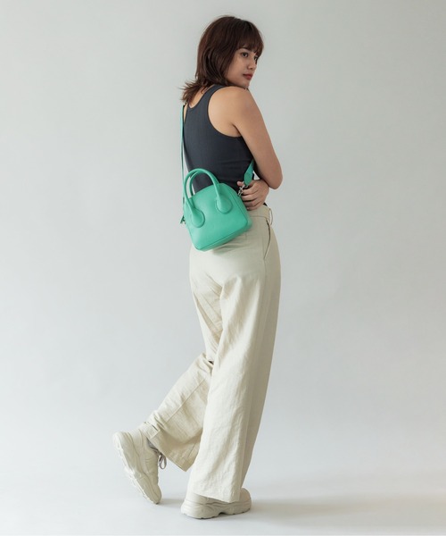 CONTROL FREAK（コントロールフリーク）の「CONTROL FREAK(コントロールフリーク)カラフルミニバッグ（ハンドバッグ・レディース・ラベンダー/ライトグレー/グリーン・FREE）」の21枚目の写真