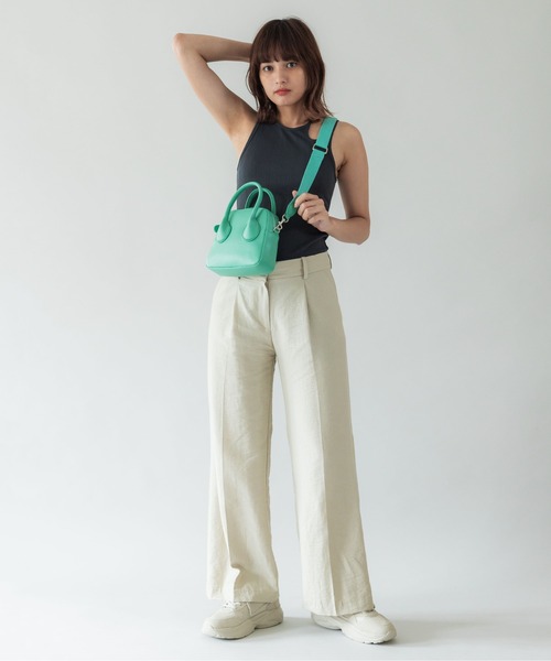 CONTROL FREAK（コントロールフリーク）の「CONTROL FREAK(コントロールフリーク)カラフルミニバッグ（ハンドバッグ・レディース・ラベンダー/ライトグレー/グリーン・FREE）」の22枚目の写真