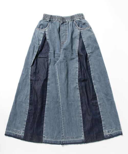 BITTOKO(ビットコ)の「デニムハギワイドパンツ(デニムパンツ・レディース・ブルー・SMALL/MEDIUM)」の9枚目の写真