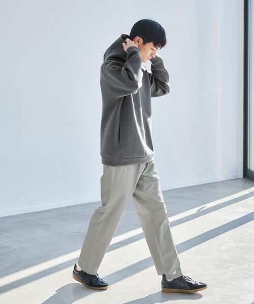 green label relaxing（グリーンレーベルリラクシング）の「リバーダンボール フーディー パーカー（パーカー・メンズ・ライトグレー/ライトブルー/ダークグレー・S/M/L/XL）」の5枚目の写真