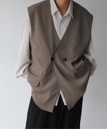 NILWAY | フェードカラーテーラード ベスト/セットアップ着用可能(ベスト)