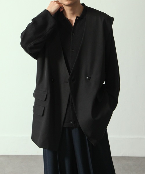 NILWAY（ニルウェイ）の「フェードカラーテーラード ベスト/セットアップ着用可能（ベスト・メンズ・アイボリー/モカ/ブラック/カーキ・LARGE/MEDIUM）」の22枚目の写真