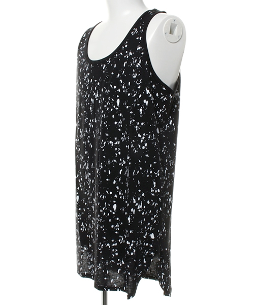 WEGO(ウィゴー)の「WEGO/パターンラウンドロングタンクトップ(タンクトップ・メンズ・その他2/ブラック系その他/ホワイト系その他/その他1・MEDIUM/LARGE)」の5枚目の写真