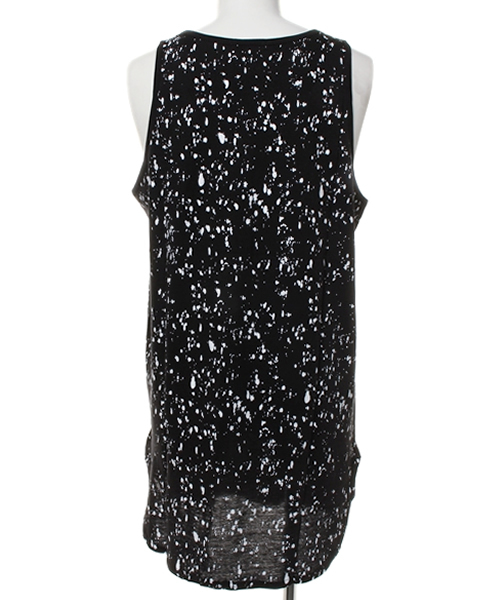 WEGO(ウィゴー)の「WEGO/パターンラウンドロングタンクトップ(タンクトップ・メンズ・その他2/ブラック系その他/ホワイト系その他/その他1・MEDIUM/LARGE)」の6枚目の写真