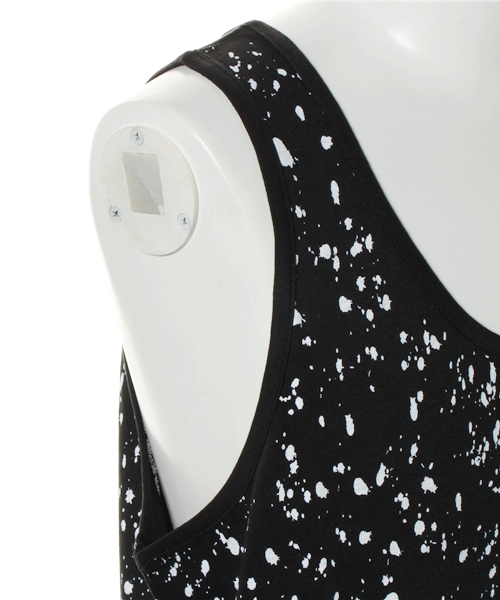 WEGO(ウィゴー)の「WEGO/パターンラウンドロングタンクトップ(タンクトップ・メンズ・その他2/ブラック系その他/ホワイト系その他/その他1・MEDIUM/LARGE)」の8枚目の写真