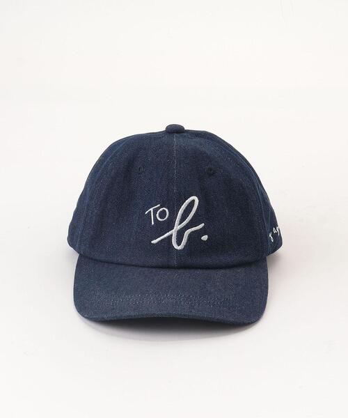 To b. by agnes b.（トゥービーバイアニエスベー）の「ロゴ刺繍 キャップ（キャップ・レディース・ネイビー・FREE）」の6枚目の写真