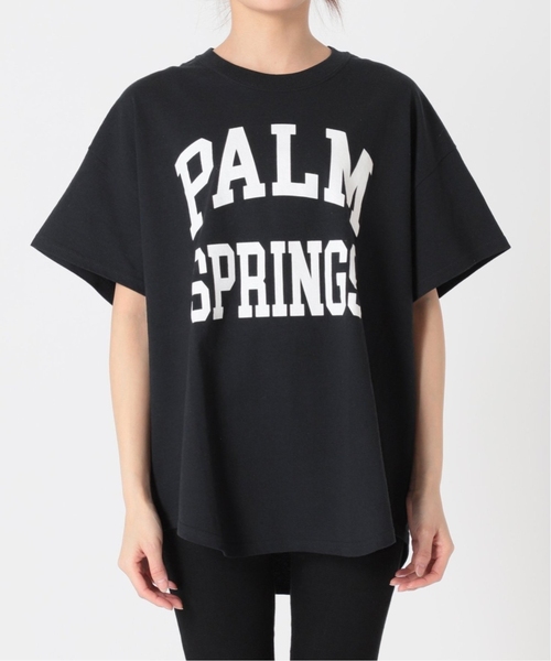 ジャーナルスタンダード／ ラウンドヘムロゴ Tシャツ JOURNAL STANDARD（ジャーナルスタンダード）の「ラウンドヘム