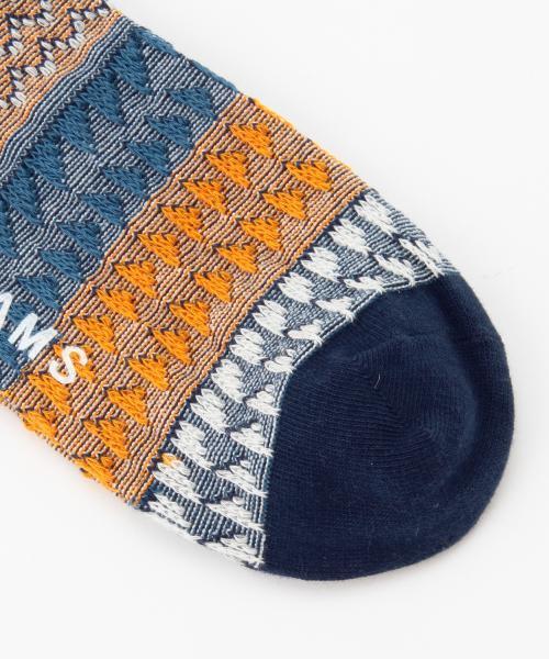 BEAMS（ビームス）の「BEAMS / ネイティブ ジャカード ソックス（ソックス/靴下・メンズ・ライトグレー/ブラック/レッド/ネイビー・ONE SIZE）」の9枚目の写真