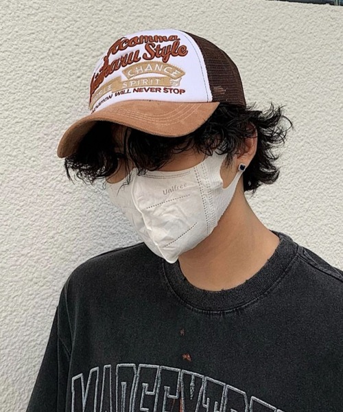 MGV（エムジーヴィー）の「レトロデザインメッシュキャップ（キャップ・メンズ・ブラック/レッド/ネイビー/ベージュ・FREE）」の16枚目の写真