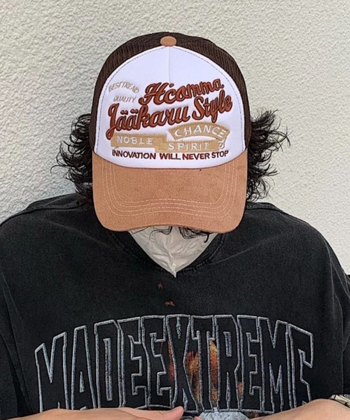 レトロデザインメッシュキャップ（キャップ）｜MGV（エムジーヴィー