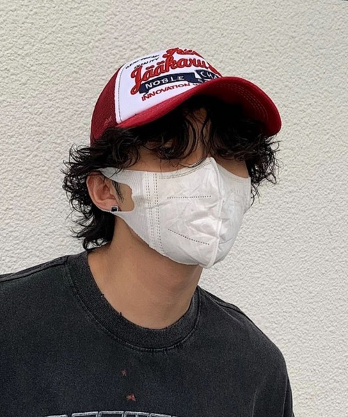 MGV（エムジーヴィー）の「レトロデザインメッシュキャップ（キャップ・メンズ・ブラック/レッド/ネイビー/ベージュ・FREE）」の20枚目の写真