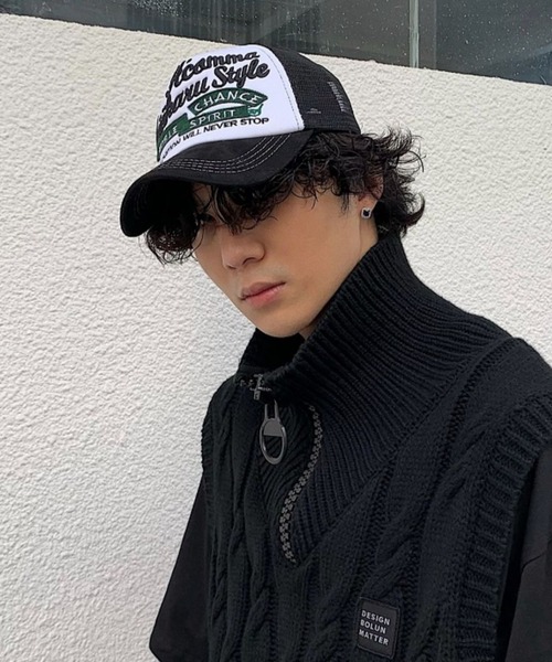 MGV（エムジーヴィー）の「レトロデザインメッシュキャップ（キャップ・メンズ・ブラック/レッド/ネイビー/ベージュ・FREE）」の11枚目の写真