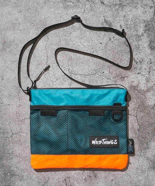 WILD THINGS（ワイルドシングス）の「【WILD THINGS/ワイルドシングス】 X-PAC NYLON サコッシュ /（ショルダーバッグ・メンズ・マルチ/ブラック/ベージュ/オリーブ・FREE）」の4枚目の写真