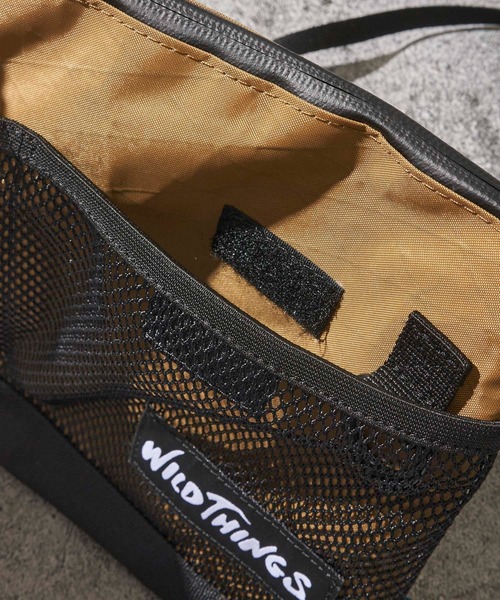 WILD THINGS（ワイルドシングス）の「【WILD THINGS/ワイルドシングス】 X-PAC NYLON サコッシュ /（ショルダーバッグ・メンズ・マルチ/ブラック/ベージュ/オリーブ・FREE）」の10枚目の写真