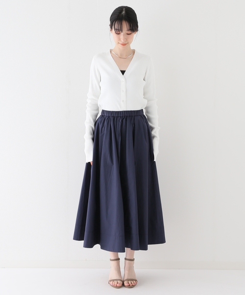 IENA(イエナ)の「《追加3》タイプライターギャザータックスカート(スカート・レディース・ネイビー/ホワイト・38/34/40/36)」の18枚目の写真