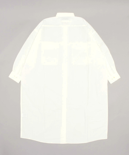 L.L.Bean（エルエルビーン）の「【JAPAN EDITION】ビーンズ・フライ・フィッシング・シャツ・ドレス ジャパン・フィット（シャツワンピース・レディース・ベージュ/アイボリー/サックスブルー・MEDIUM）」の9枚目の写真