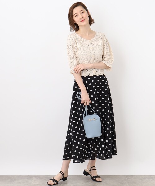 grove（グローブ）の「◆ビットスリットスマホショルダー（ショルダーバッグ・レディース・ブラック/ライトブルー/ライトグレー/オフホワイト・00）」の10枚目の写真