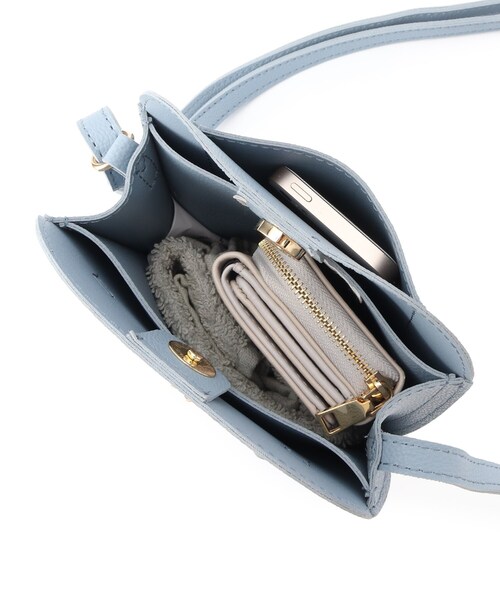 grove（グローブ）の「◆ビットスリットスマホショルダー（ショルダーバッグ・レディース・ブラック/ライトブルー/ライトグレー/オフホワイト・00）」の19枚目の写真