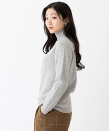 Harley of Scotland ハーレーオブスコットランド ピュアニューウール ハイネックセーター レディース