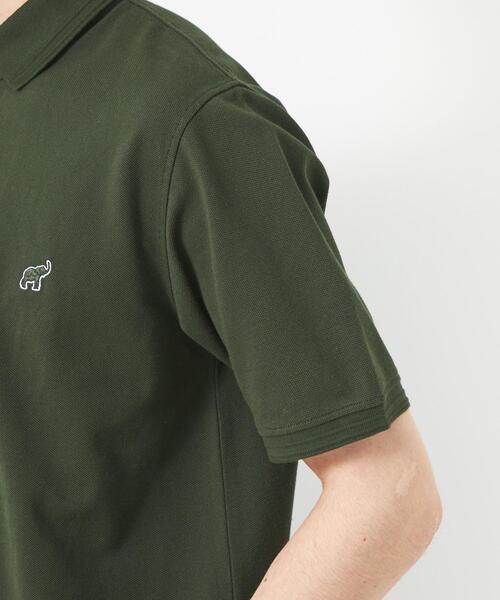 green label relaxing(グリーンレーベルリラクシング)の「【WEB限定 】ドライ クリーン 半袖 ポロシャツ -吸水速乾・抗菌-(ポロシャツ・メンズ・オフホワイト/グレー/ダークグリーン/ネイビー/モカ/ライトグレー・S/L/XL/M/XXL)」の18枚目の写真