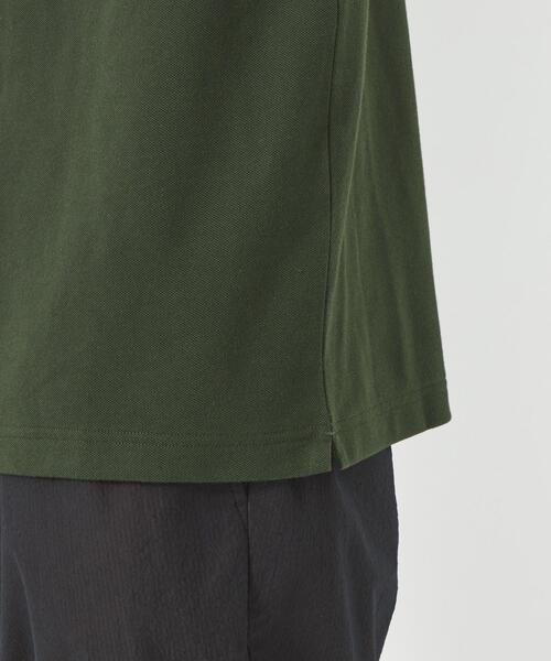green label relaxing(グリーンレーベルリラクシング)の「【WEB限定 】ドライ クリーン 半袖 ポロシャツ -吸水速乾・抗菌-(ポロシャツ・メンズ・オフホワイト/グレー/ダークグリーン/ネイビー/モカ/ライトグレー・S/L/XL/M/XXL)」の19枚目の写真