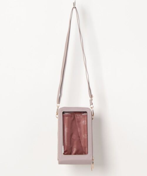 REAL CUBE（リアルキューブ）の「マルチスマホショルダーバッグ（ショルダーバッグ・レディース・ブラック/サックスブルー/パープル/ライトグリーン・FREE）」の14枚目の写真