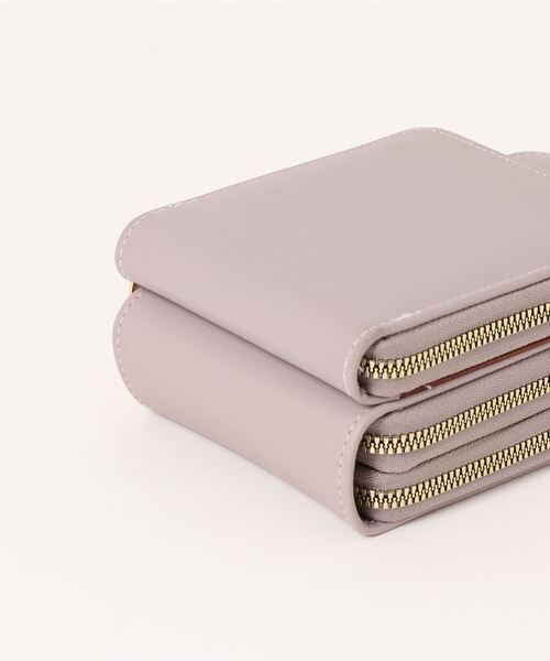 REAL CUBE（リアルキューブ）の「マルチスマホショルダーバッグ（ショルダーバッグ・レディース・ブラック/サックスブルー/パープル/ライトグリーン・FREE）」の18枚目の写真