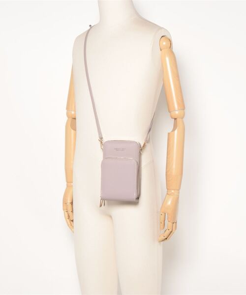 REAL CUBE（リアルキューブ）の「マルチスマホショルダーバッグ（ショルダーバッグ・レディース・ブラック/サックスブルー/パープル/ライトグリーン・FREE）」の9枚目の写真