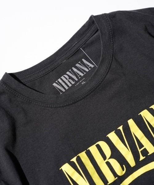 NIRVANA（ニルヴァーナ）の「THRIFTY LOOK/スリフティールック THRIFTY'NIRVANA'TEE ニルヴァーナ　カートコバーン（Tシャツ/カットソー・メンズ・ブラック系2/スミクロ/ホワイト/ネイビー/ブラック系3/ブラック系その他2・LARGE/X-LARGE/XX-LARGE/MEDIUM）」の17枚目の写真