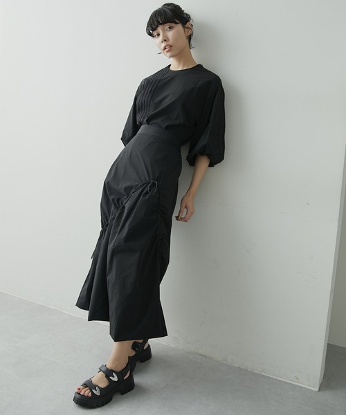 ear PAPILLONNER（イアパピヨネ）の「コクーンスカート【SUM1 STYLE