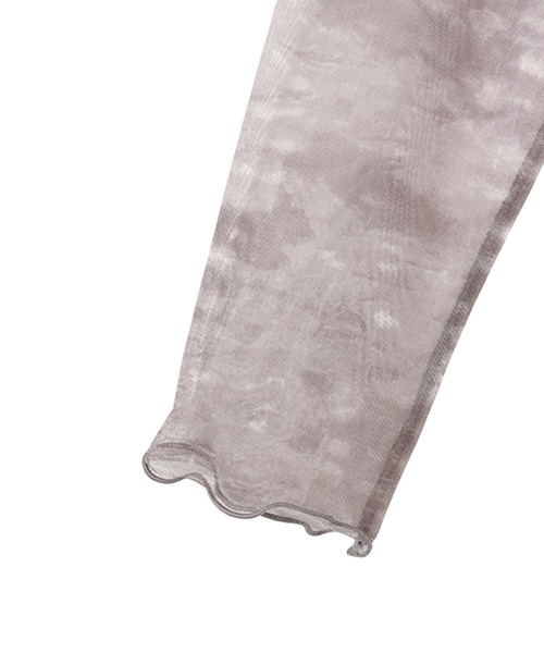 Ada.（エイダ）の「春夏で活躍♪大人カジュアル！ ニュアンス パターン シアー トップス（Tシャツ/カットソー・レディース・ブルー系その他/ブラウン/イエロー/ダークグレー/グリーン/ネイビー/ライトブラウン/カーキ・FREE）」の14枚目の写真