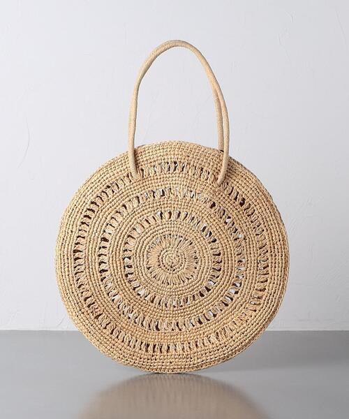 MAISON N.H PARIS（メゾンエヌアッシュパリ）の「【一部別注】＜MAISON N.H PARIS＞CERCLE バッグ（かごバッグ・レディース・ナチュラル/ブラック・FREE）」の7枚目の写真