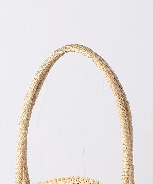 MAISON N.H PARIS（メゾンエヌアッシュパリ）の「【一部別注】＜MAISON N.H PARIS＞CERCLE バッグ（かごバッグ・レディース・ナチュラル/ブラック・FREE）」の9枚目の写真