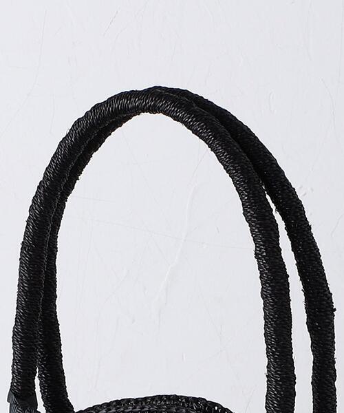 MAISON N.H PARIS（メゾンエヌアッシュパリ）の「【一部別注】＜MAISON N.H PARIS＞CERCLE バッグ（かごバッグ・レディース・ナチュラル/ブラック・FREE）」の6枚目の写真